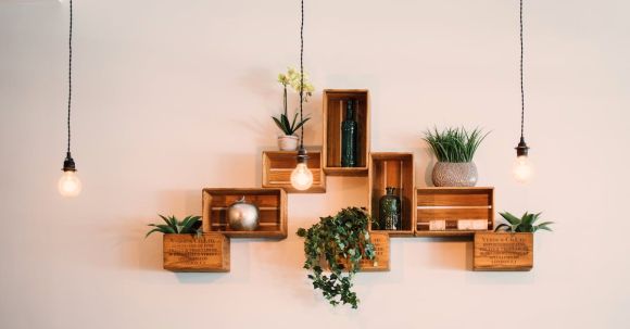 Lighting - Crates Mounted On Wall