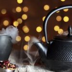 Cookware - Close-up of Black Teapot