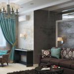 Curtains - Sofa Chairs in Living Room