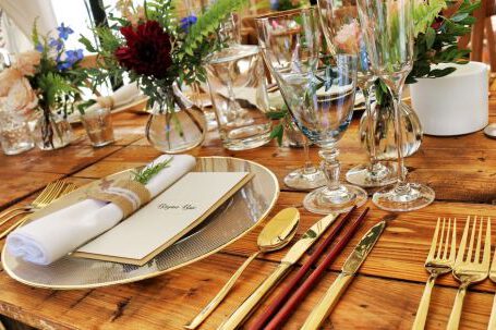Cutlery - Dinnerware on Table Top